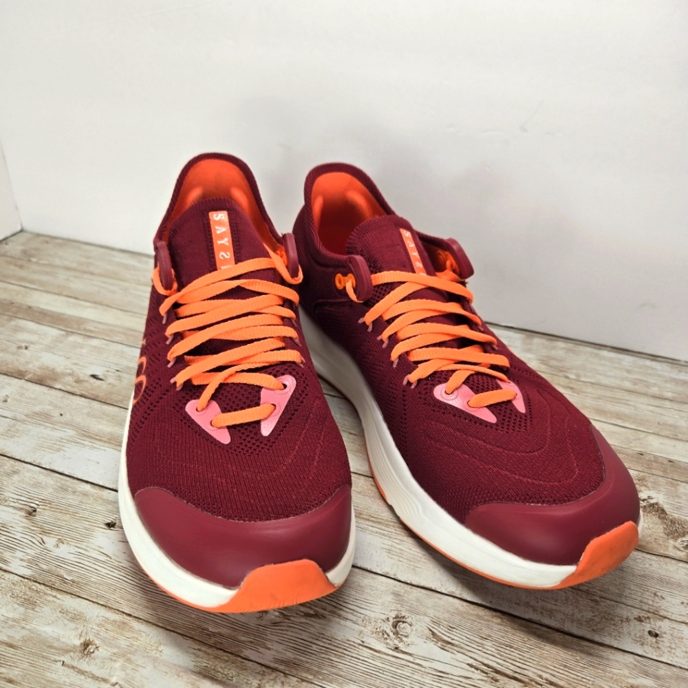 SAYSH The Felix Runner Women's Size 9.5 Running/Exercise/Athletic Shoes Red